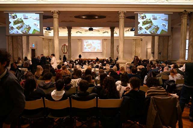 Convegno a Palazzo  Ca’ Giustinian, sede La Biennale di Venezia – Sala delle Colonne